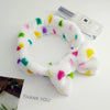fashion stripe polka dots flannel bowknot hair band 1 piece