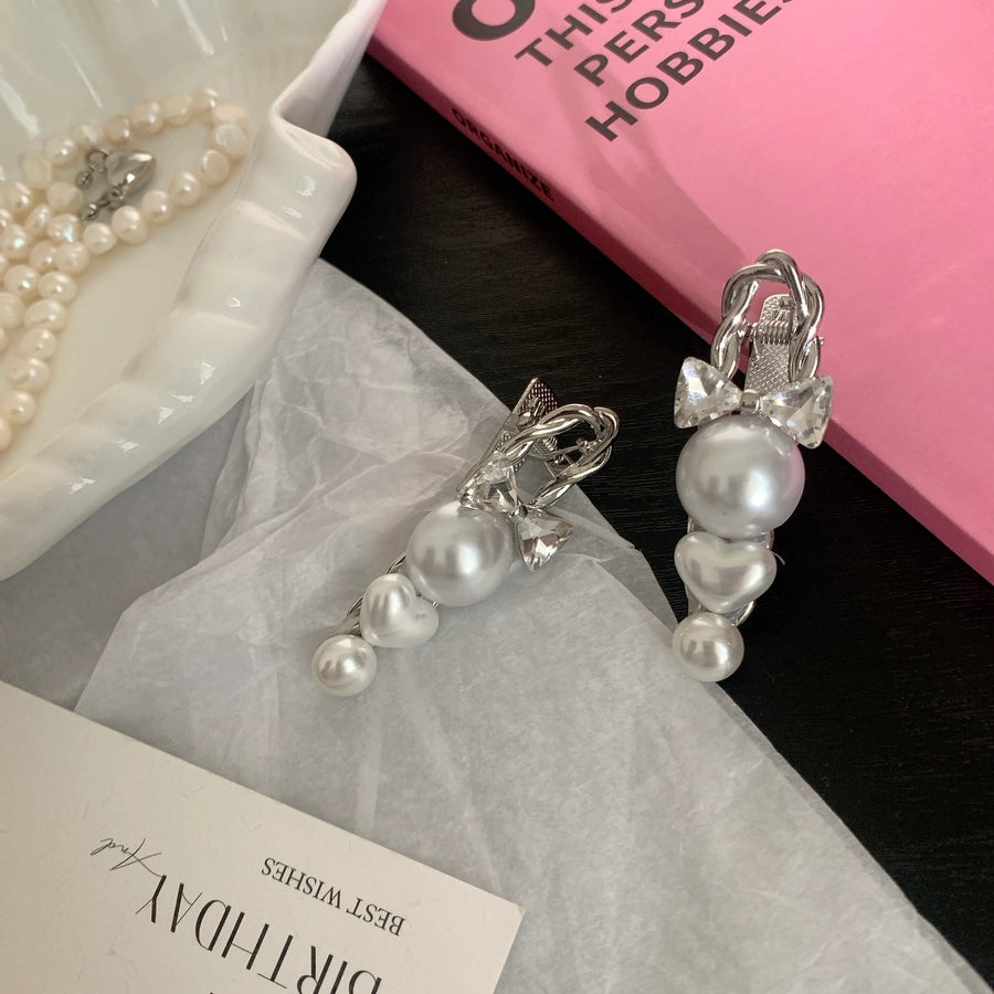 Women's Korean Style Bow Knot Metal Hair Clip