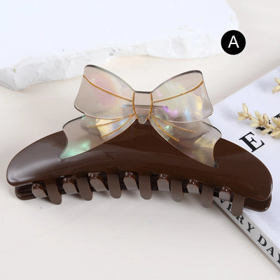 Women's Elegant Retro Bow Knot Acetic acid sheets Hair Claws