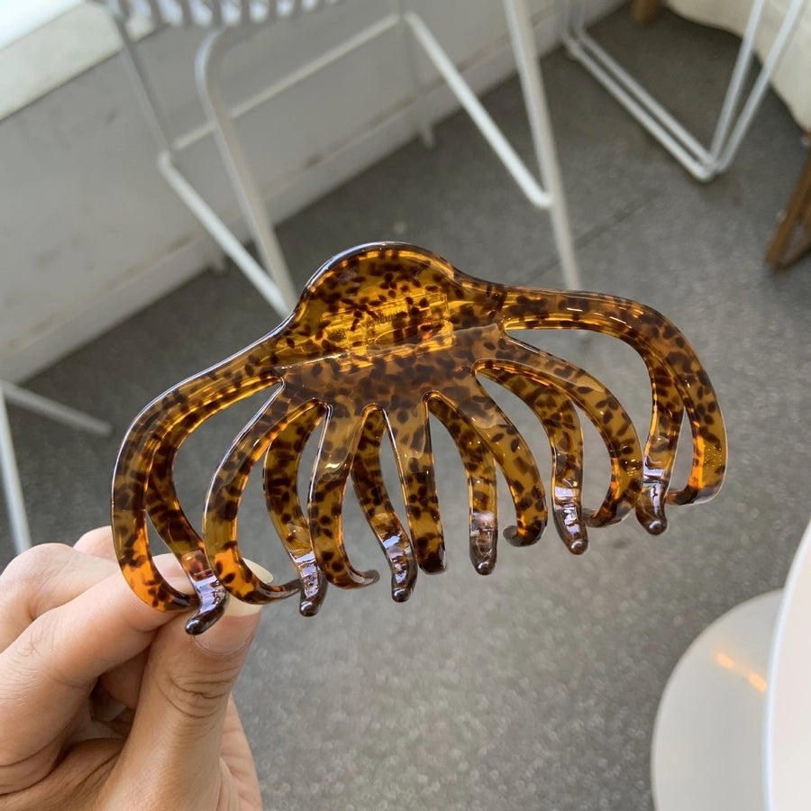 Women's Simple Style Geometric Acetic acid sheets Polishing Hair Claws