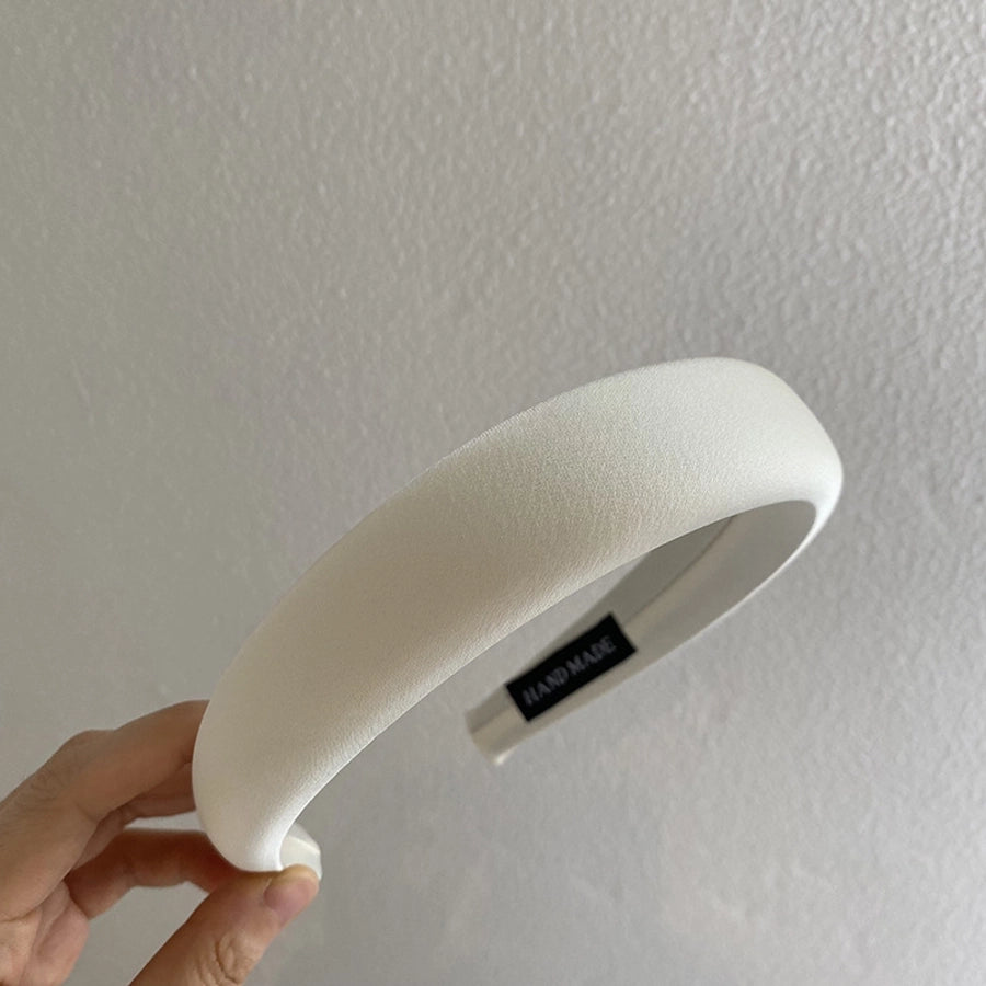 simple style solid color cloth handmade hair band 1 piece