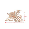 High-grade hollow tassel bow hairpin female back head high-grade grip medium shark clip  New