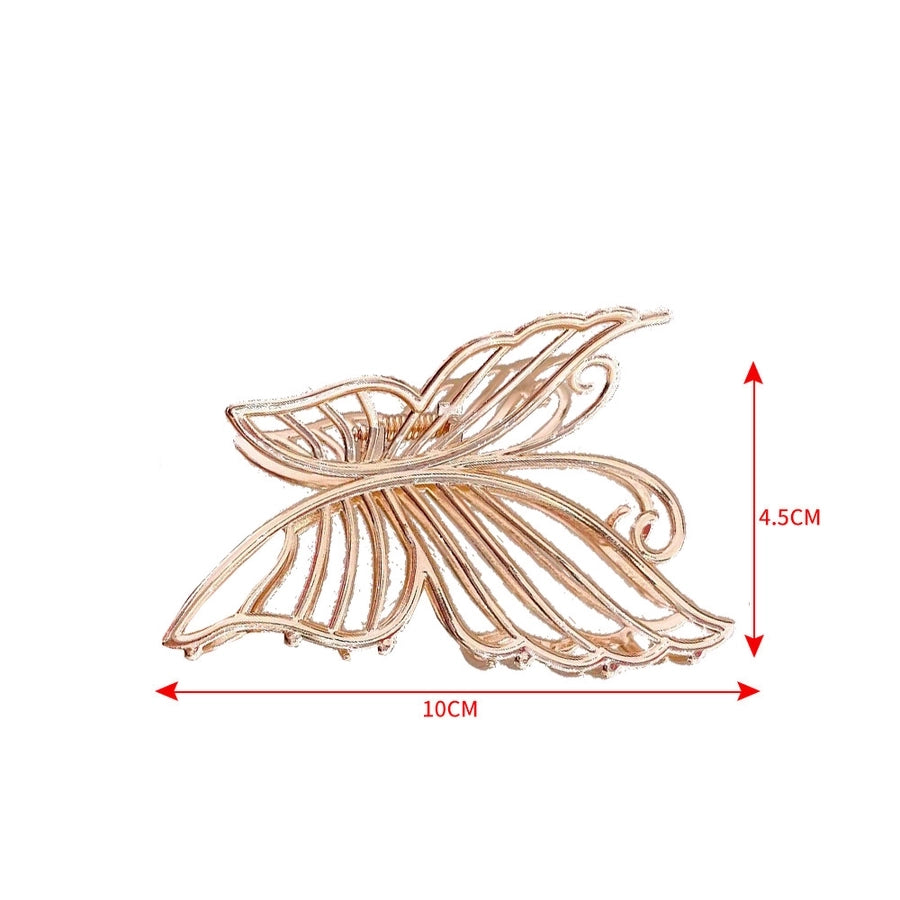 High-grade hollow tassel bow hairpin female back head high-grade grip medium shark clip  New