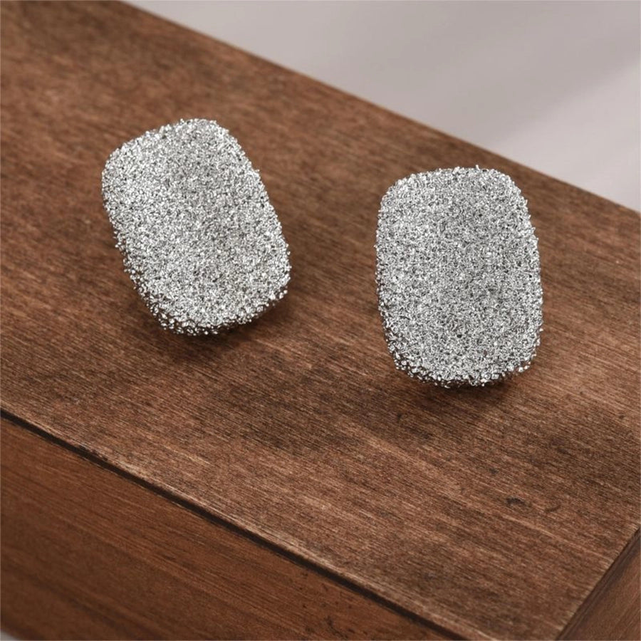 1 Pair Casual Elegant Sexy Geometric Square Copper K Gold Plated Ear Studs