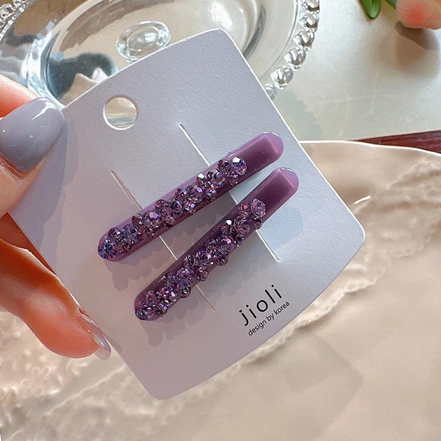 Women's Sweet Simple Style Heart Shape Alloy Hair Clip