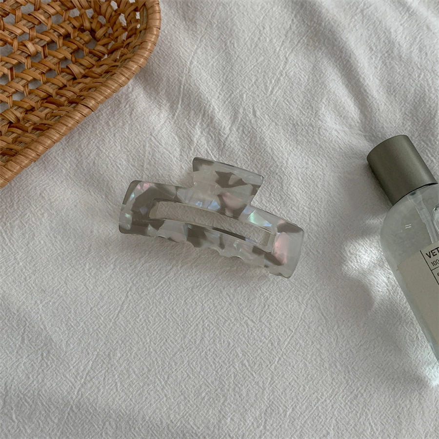 fashion color block acetic acid sheets hair claws 1 piece