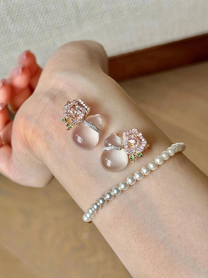 925 Sterling Silver Plating Flowers Plant Flowers