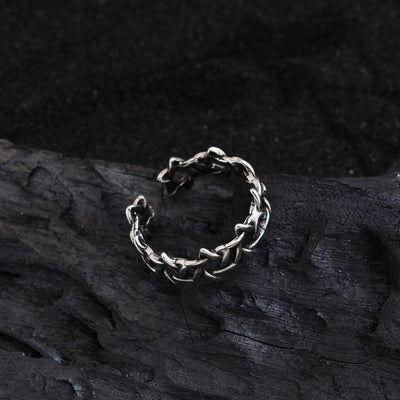 Copper Hexagram Open Rings