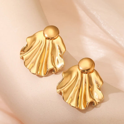 1 Pair Retro Simple Style Commute Geometric 304 Stainless Steel Ear Studs