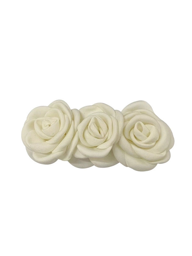 sweet flower cloth epoxy hair clip hair tie 1 piece
