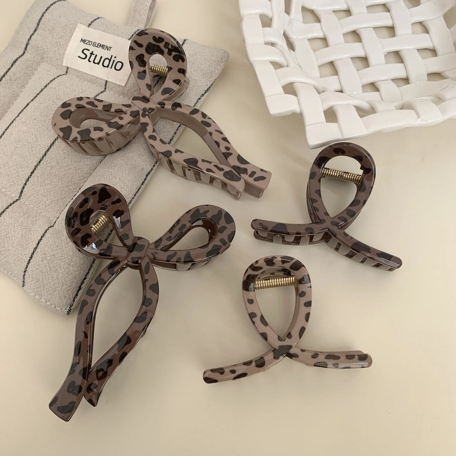 Women's Simple Style Classic Style Leopard PS Hair Claws