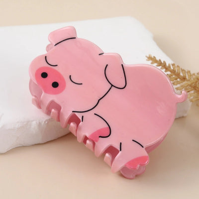 Women's Cute Animal Acetic acid sheets Hair Claws