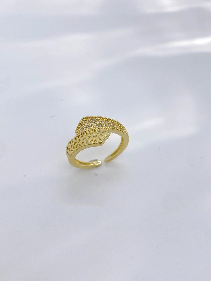 Jewelry Vintage Style Classic Style Geometric Copper Zircon Plating Rings Bracelets