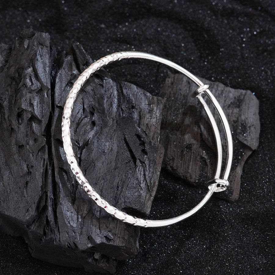 Copper Geometric Bangle