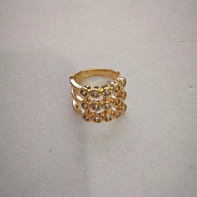 1 Piece IG Style Simple Style Geometric Plating Copper Ear Cuffs