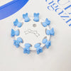 basic star flower plastic handmade hair claws