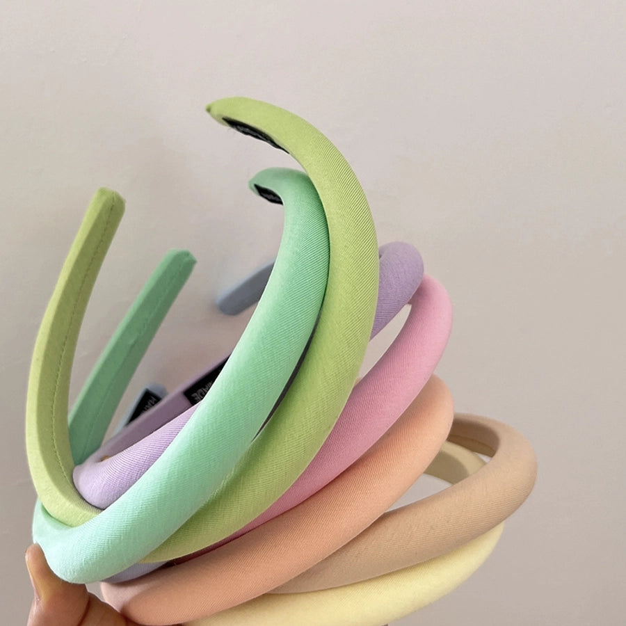 Women's Casual Simple Style Solid Color Cloth Handmade Hair Band