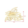 High-grade hollow tassel bow hairpin female back head high-grade grip medium shark clip  New