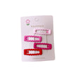 New Sweet Rose Pink Versatile Basic Hollow Heart Five-Star BB Clip Dripping Oil Partysu Hair Clip Hair Accessories