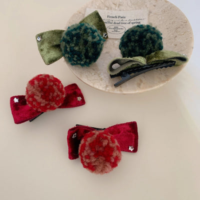 Women's IG Style Round Inlay Rhinestones Hair Clip