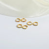 1 Pair Elegant Simple Style Commute Geometric Copper Zircon 14K Gold Plated Earrings