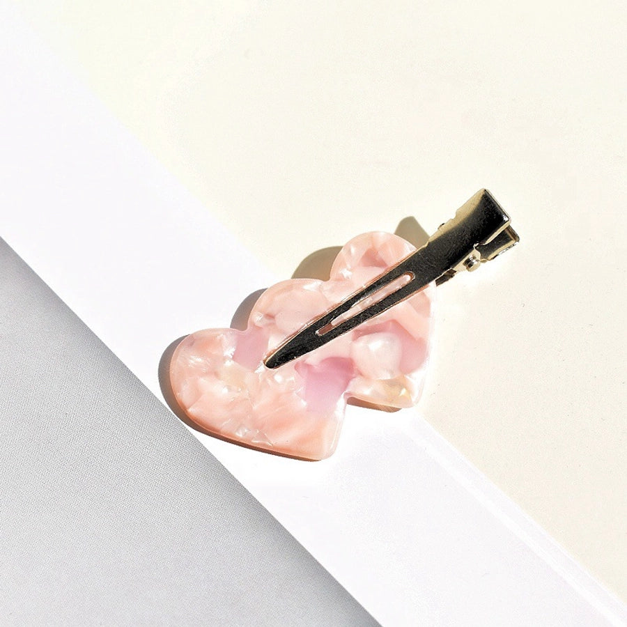 fashion ditsy floral arylic stoving varnish hair clip 1 piece