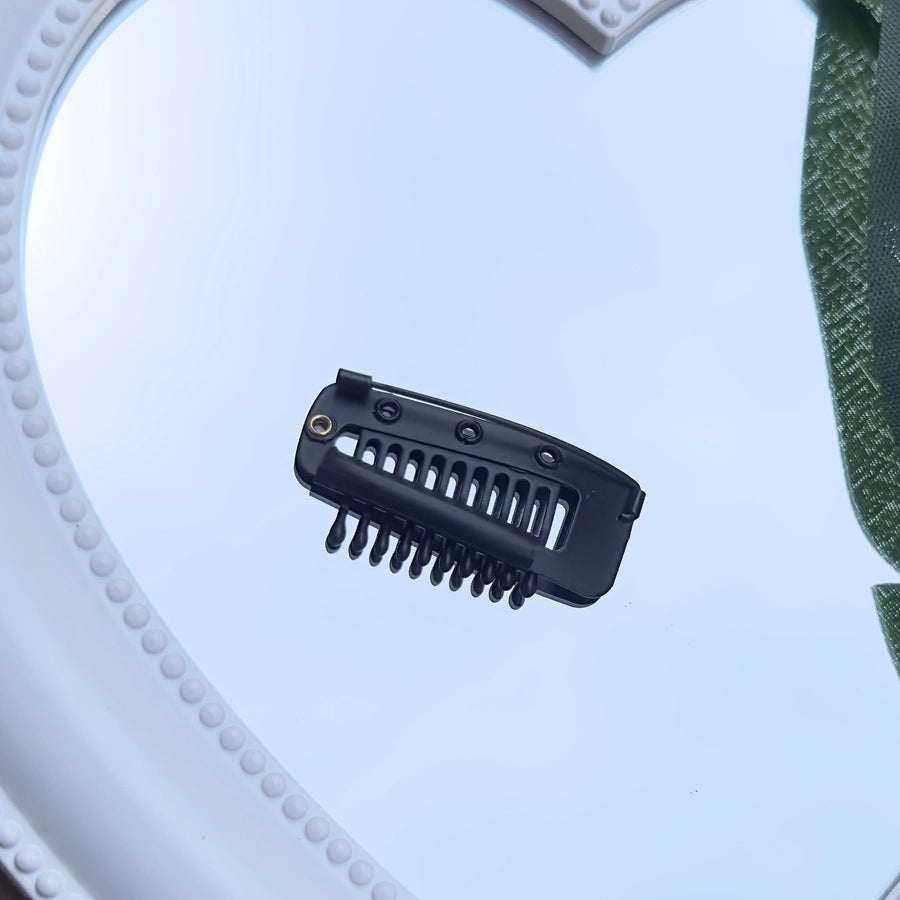 hot sale stainless steel Chunni clip + brooch hat clip wig hair piece stainless steel elastic BB clip