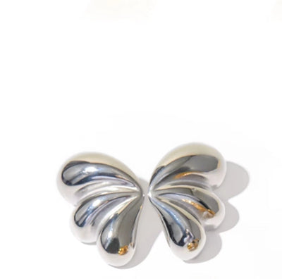 1 Pair Simple Style Water Droplets Titanium Steel 18K Gold Plated Ear Studs