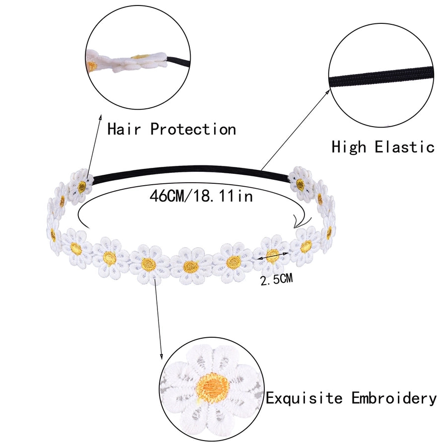 sweet simple style flower cloth hair band