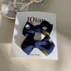 Sweet Simple Style Women's Plaid Bow Knot Cloth Hair Clip