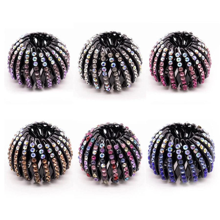 Women's Casual Simple Style Geometric Plastic Rhinestones Hair Clip
