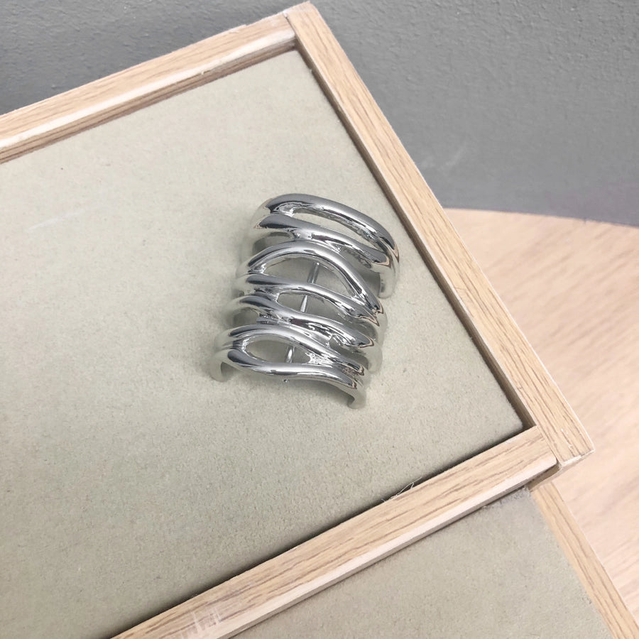 Women's Simple Style Solid Color Alloy Hair Clip