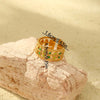 Jewelry Baroque Style Vacation Leaves 304 Stainless Steel Open Rings