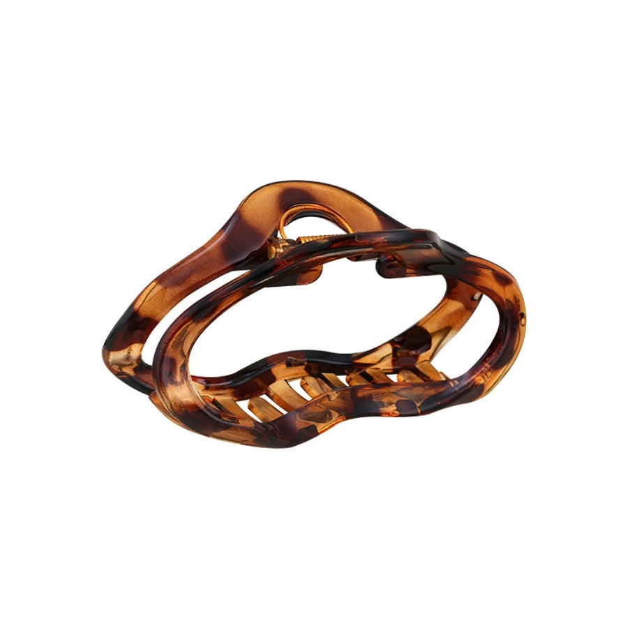 Women's French Style IG Style Solid Color Plastic Spray Paint Hair Claws