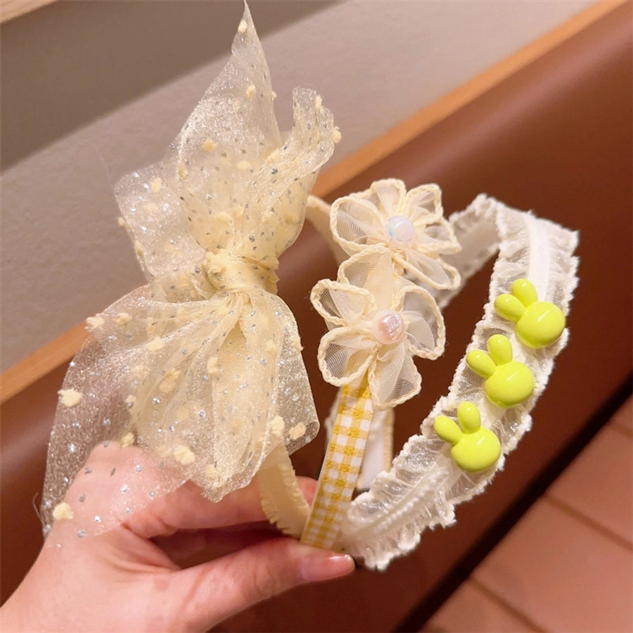 kid's cute cartoon fruit cloth hair band