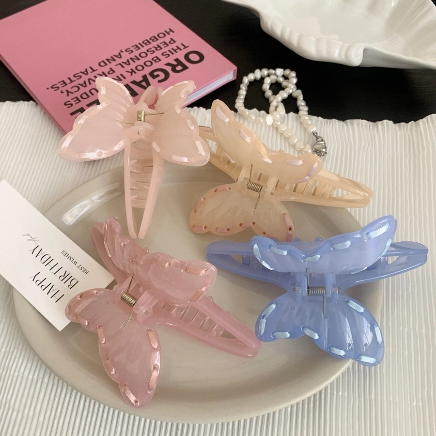 Women's Casual Simple Style Streetwear Butterfly PS Hair Claws