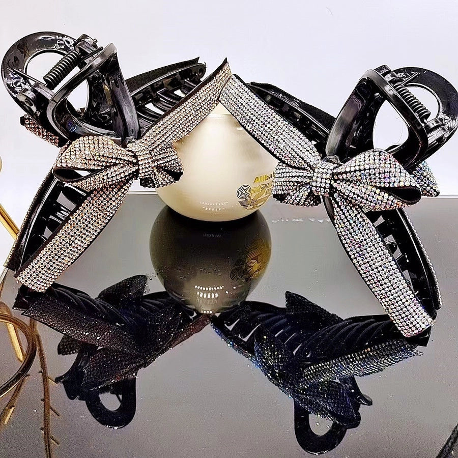 Women's Simple Style Classic Style Color Block Alloy Rhinestone Inlay Rhinestones Hair Claws