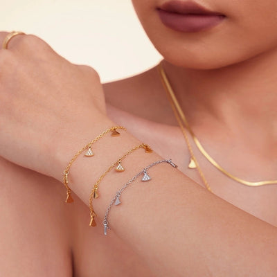 Jewelry Elegant Luxurious Vacation Geometric Titanium Steel 18K Gold Plated Jewelry Set