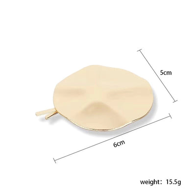 Women's Artistic British Style Round Alloy Hair Clip