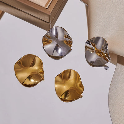 1 Pair Simple Style Geometric 304 Stainless Steel Ear Studs