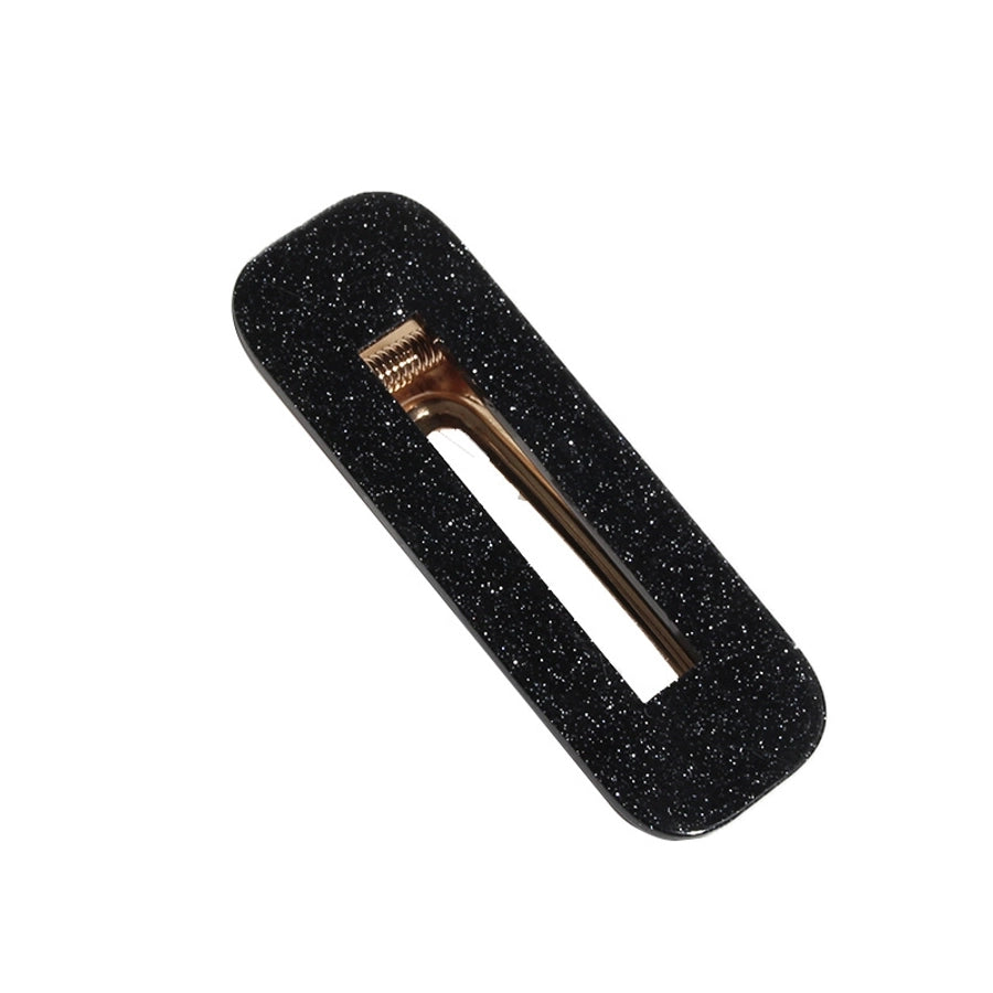 fashion geometric arylic stoving varnish hair clip 1 piece