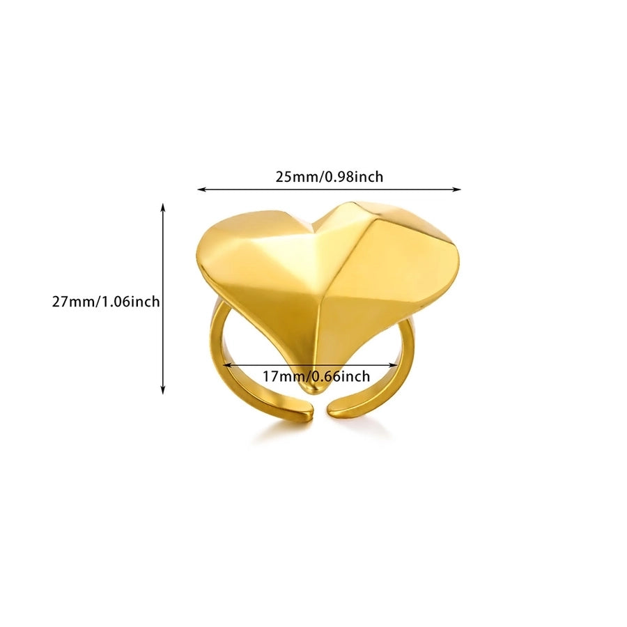 Jewelry Romantic Simple Style Solid Color Heart Shape 304 Stainless Steel Stainless Steel Jewelry Sets