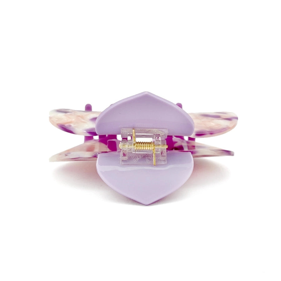 Women's Casual Flower Acetic acid sheets Inlay Rhinestones Hair Claws