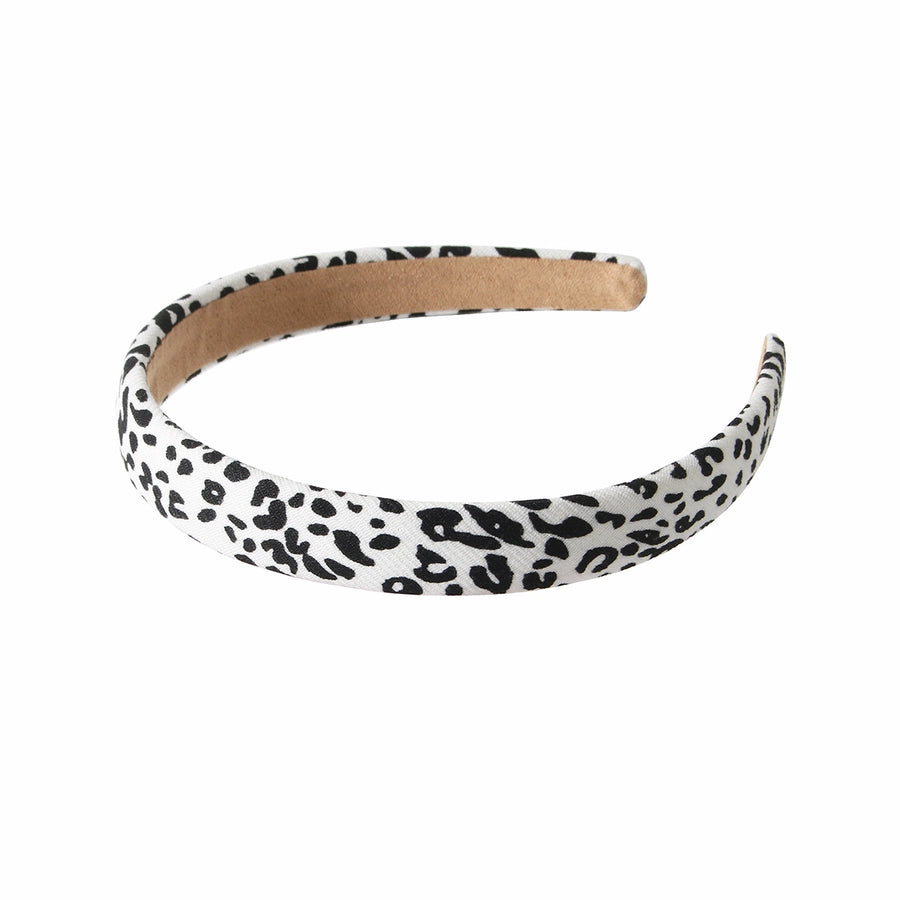 Guanyang  Zebra Print Leopard Print Headband  Retro Sponge Face Washing Pressure Hairband Simple Fashion Headband Hair Accessories