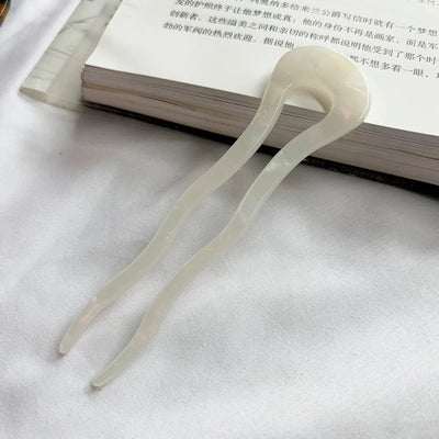 Women's Simple Style U Shape Leopard Acetic acid sheets Hairpin