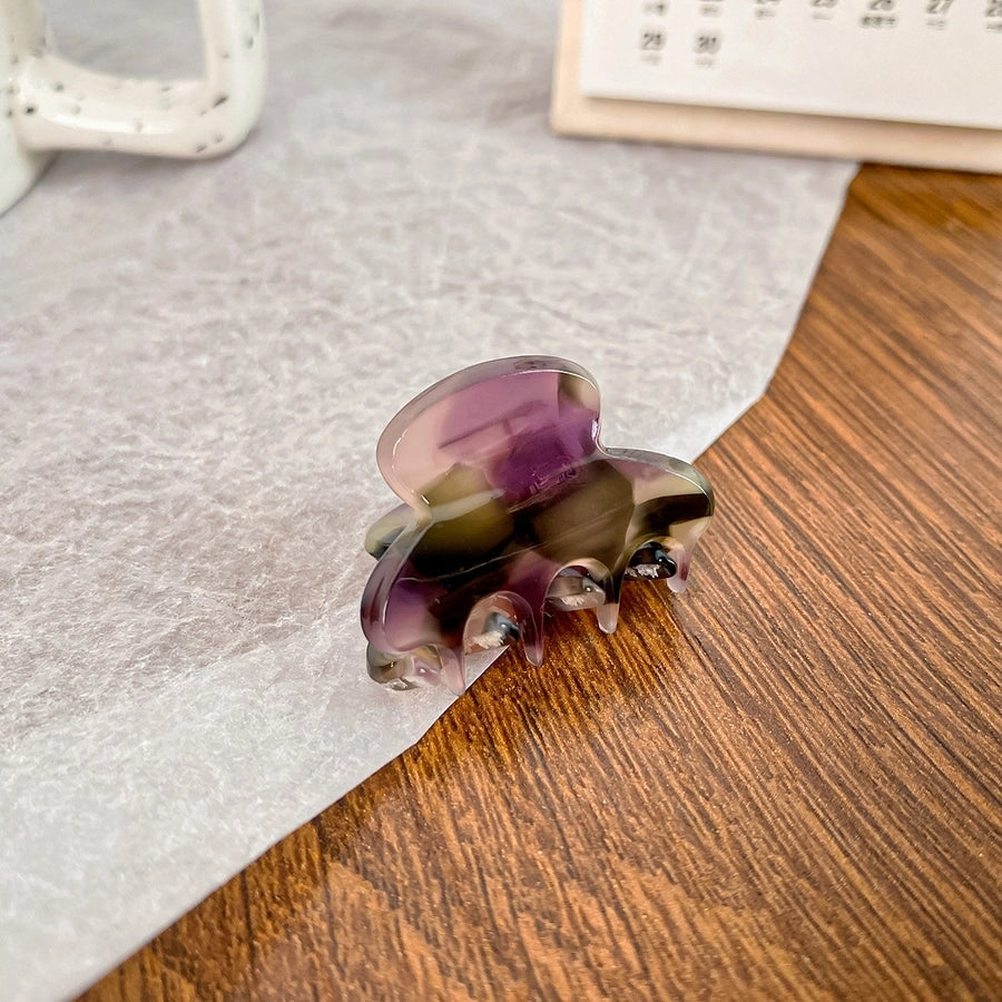 Women's IG Style Marble Acetic acid sheets Hair Claws