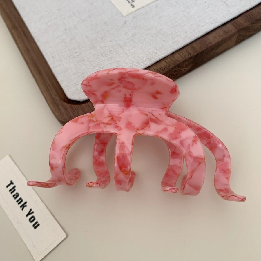 Women's Basic Simple Style Solid Color Acetic acid sheets Hair Claws