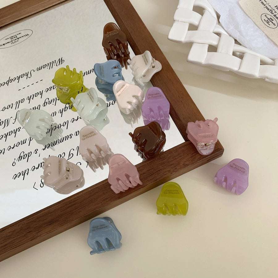 Women's Simple Style Classic Style Solid Color Acetic acid sheets Hair Claws