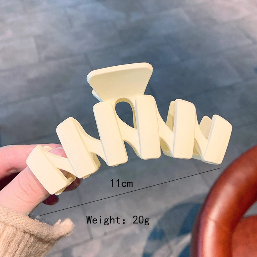 khaki hairpin korean style catch clip large shark clip hair accessories clip