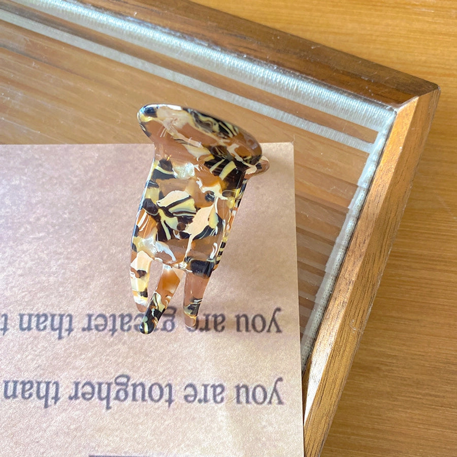 Women's Simple Style Floral Acetic acid sheets Polishing Hair Claws